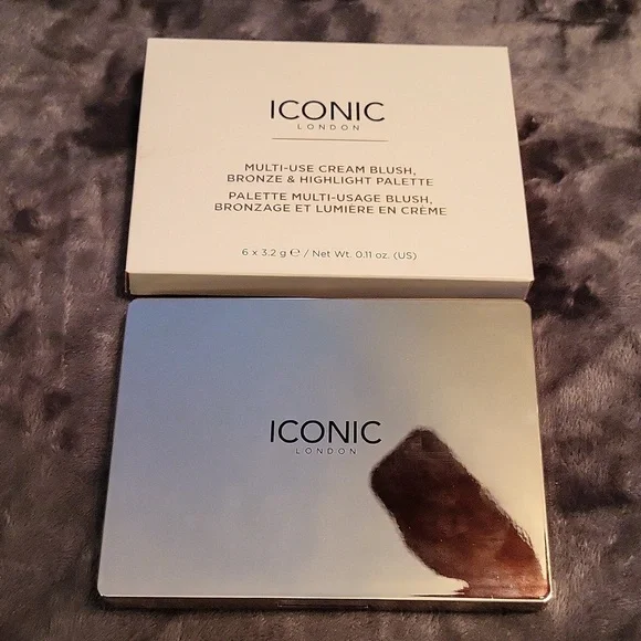 ICONIC LONDON MULTI USE CREAM BLUSH, BRONZE & HIGHLIGHT PALETTE NIB - Picture 9 of 11